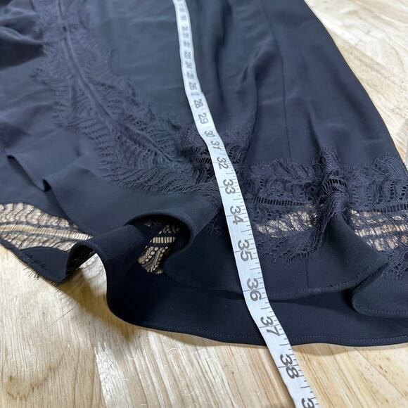 A.L.C. Women's Black Dixie Skirt 100% Polyester Women's Size 14 New With Tags - Picture 10 of 10